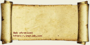 Jagodinka Cilić vizit kartica